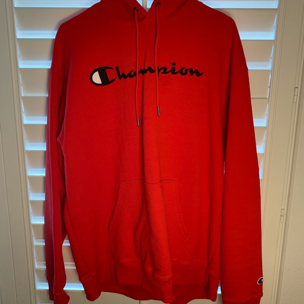 Champion Red Hoodie
